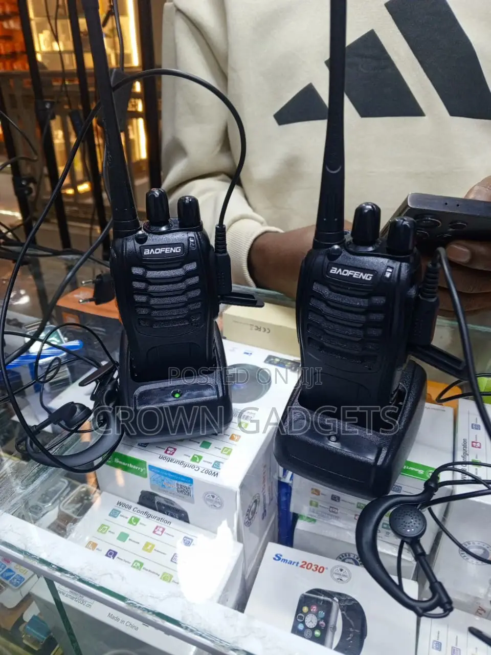 BF-888S Long Range Two-Way Radio With LED Flashlight