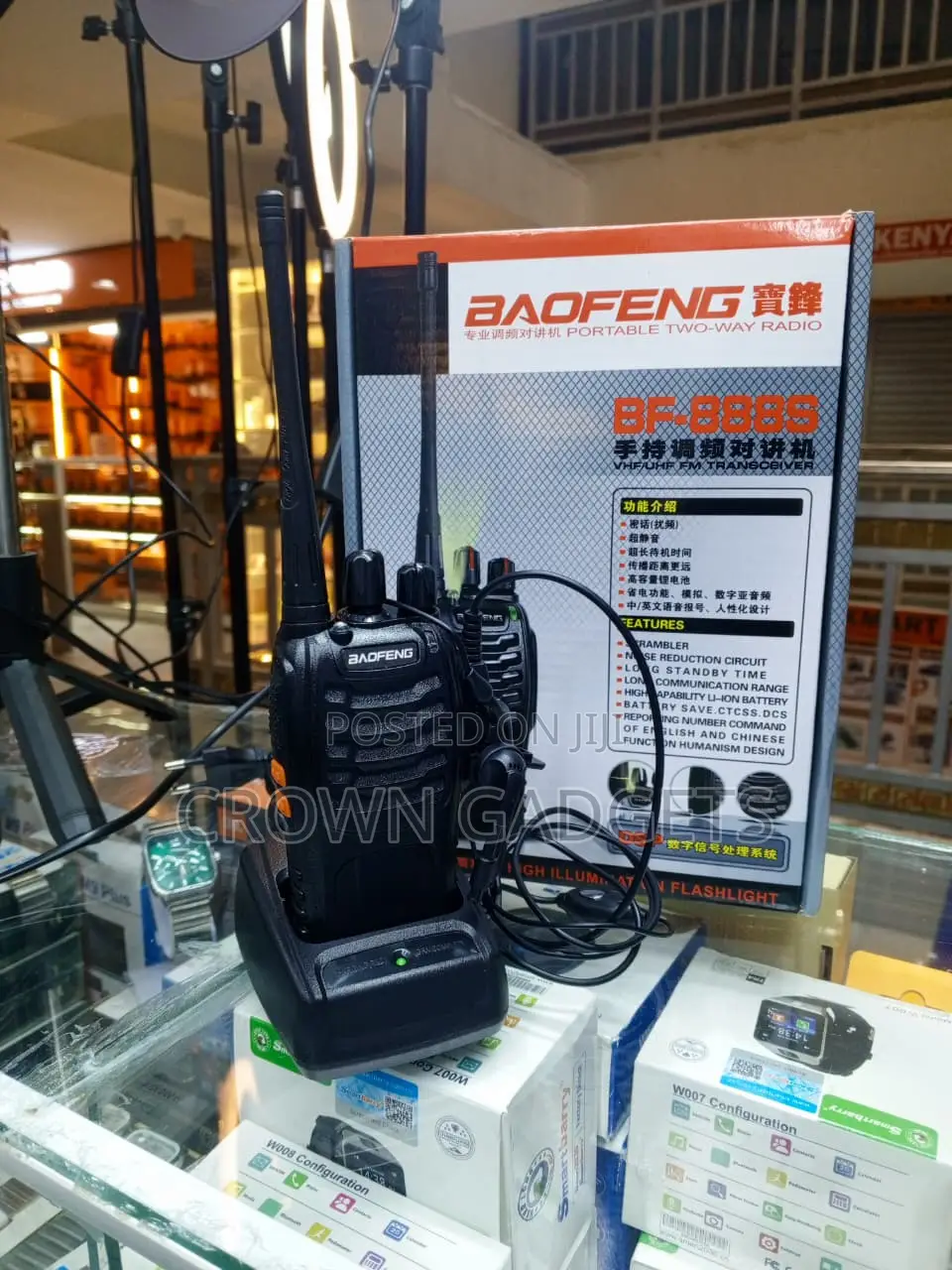 Baofeng BF-888S Portable UHF Walkie Talkie 1500mAh