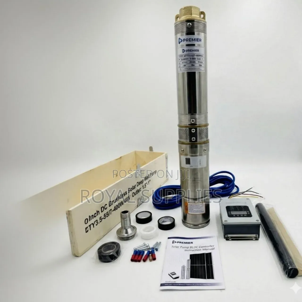 Brushless Solar Submersible Pump 48v 55m /50m