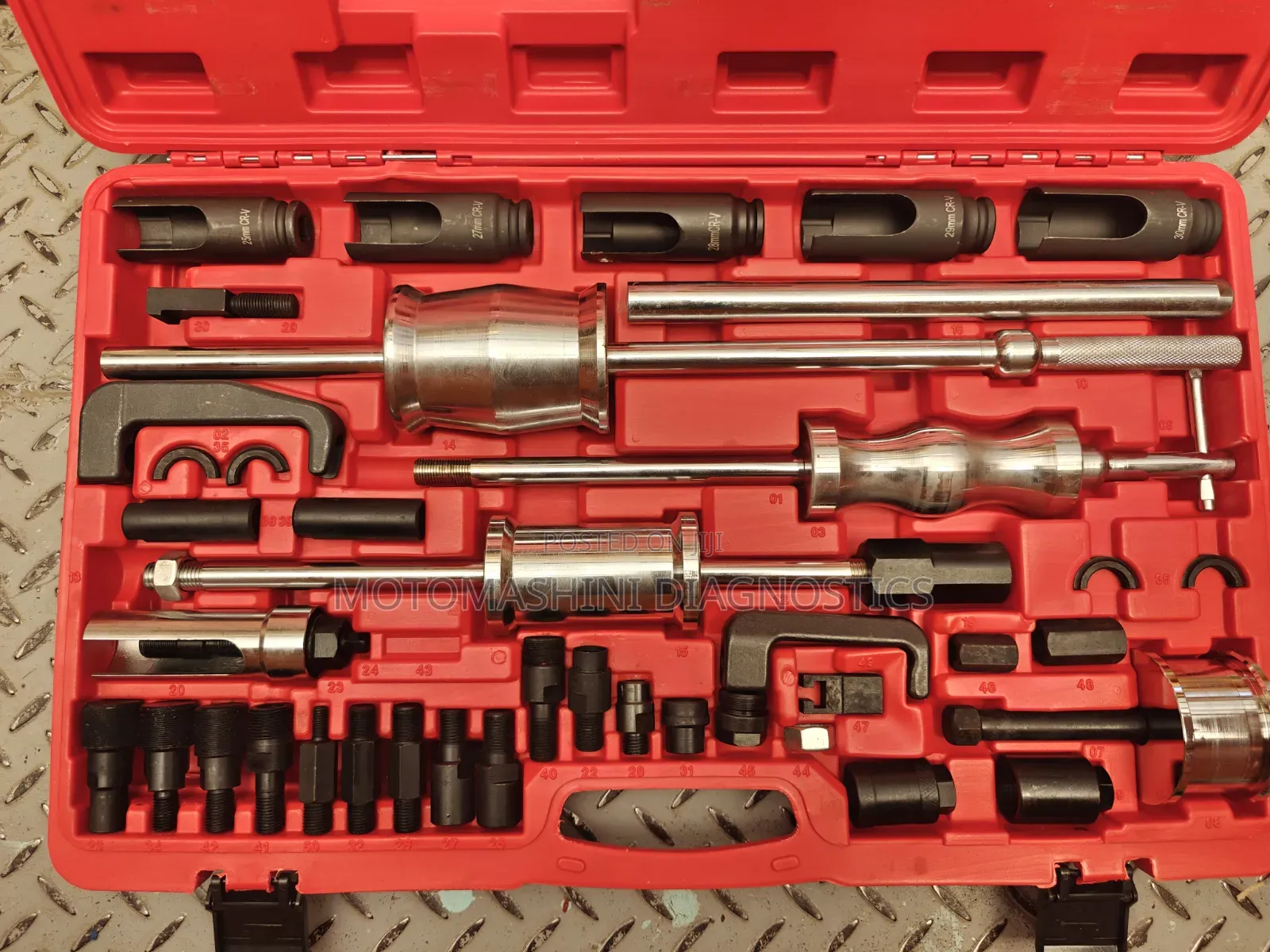 40 Piece Vehicle Diesel Engine Common Rail Injector Extractor Puller