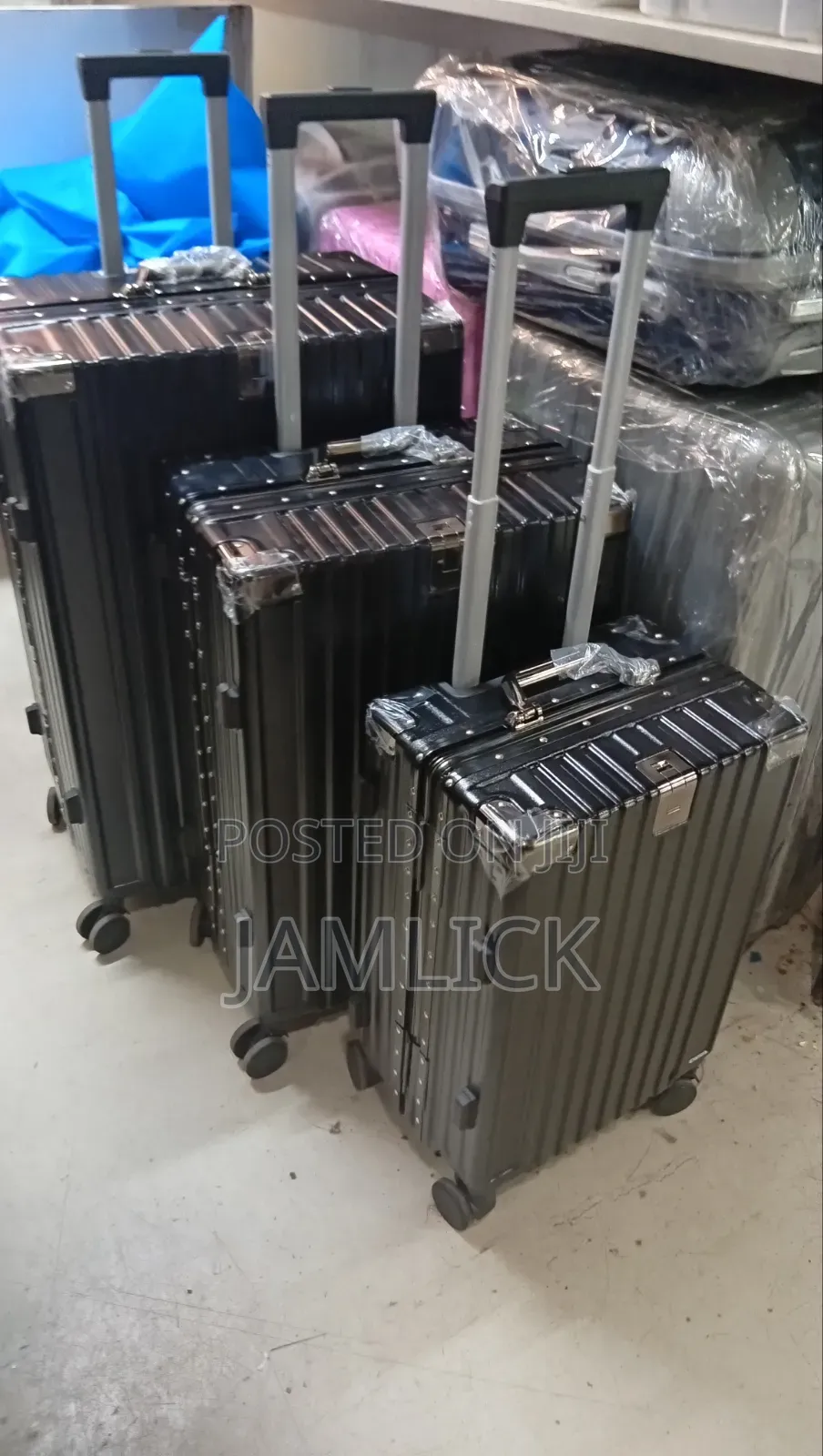 3-in-1 ABS Zipless Suitcase Set