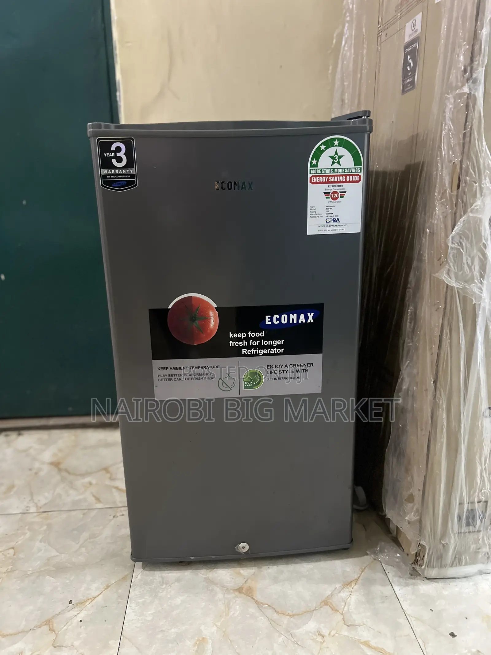 Ecomax 90litres Single Door
