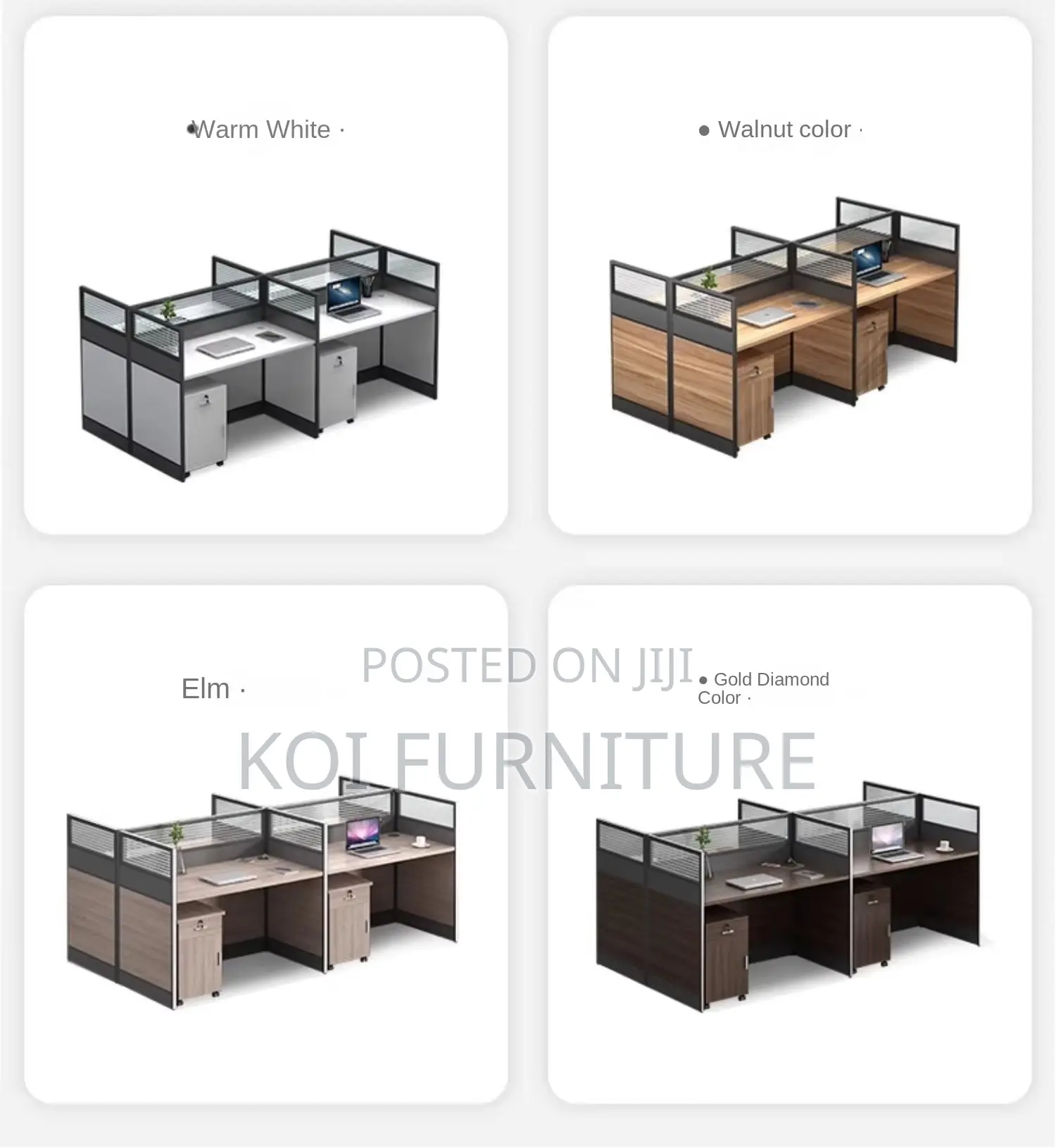 Office Workstation; Six User MDF Ofice Corrosion Resistant Workstation