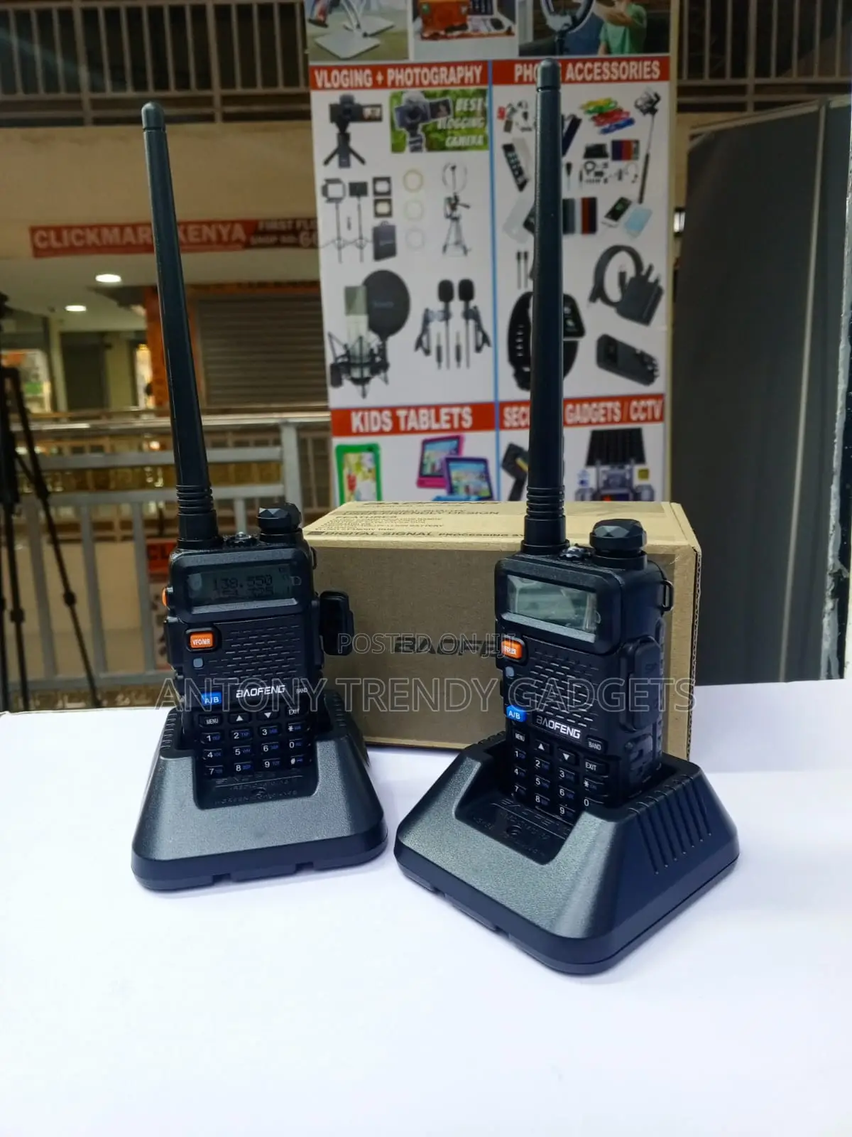 Baofeng UV-5R Twin Pack Two-Way Radios With Chargers