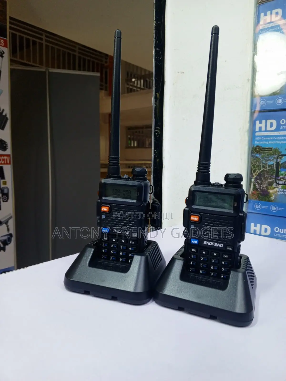 Baofeng UV-5R Dual Band Radio Pair 128 Channel Set