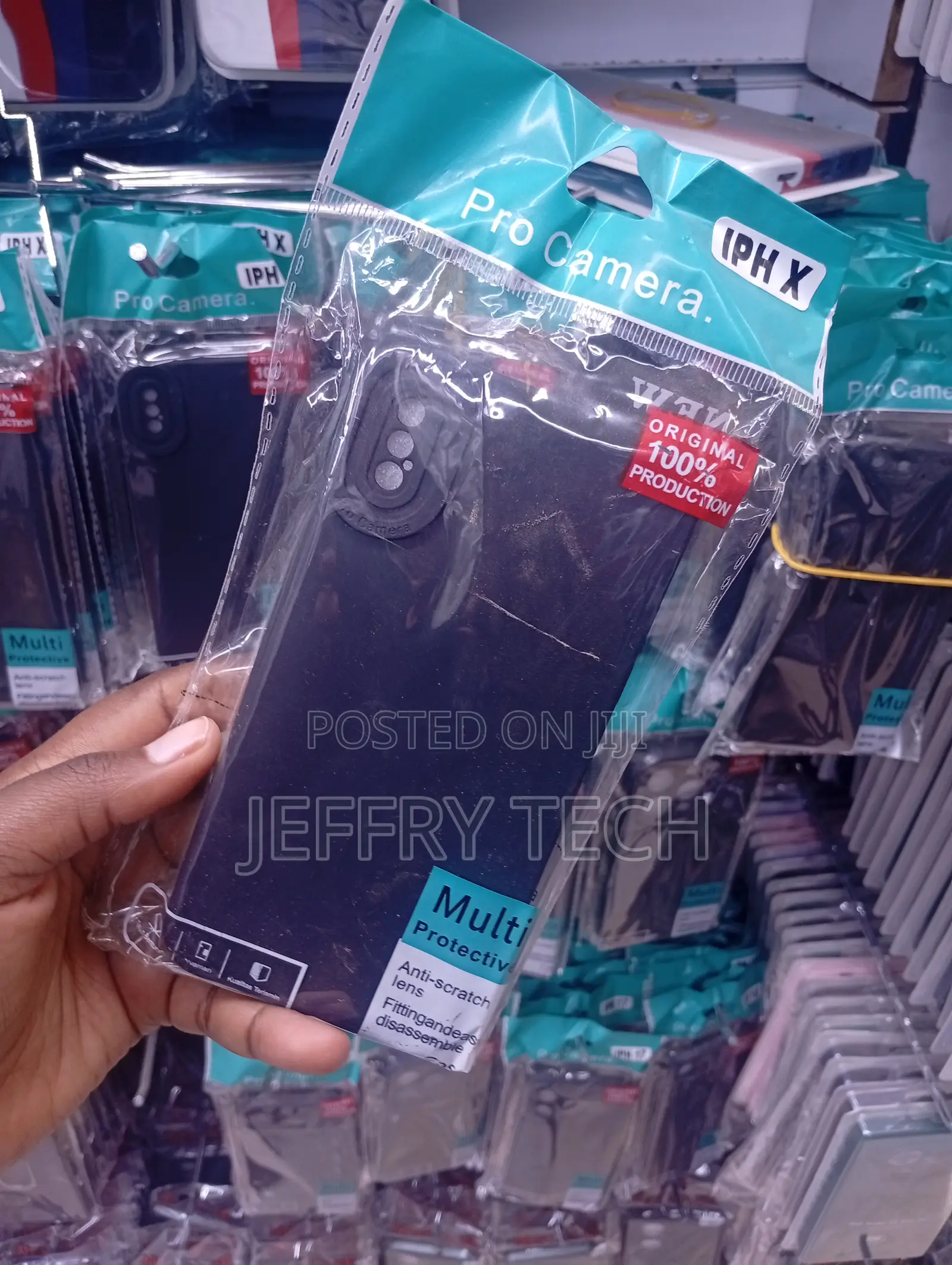 iPhone X or XS Max100% Original Production" Flexible Back Cover.