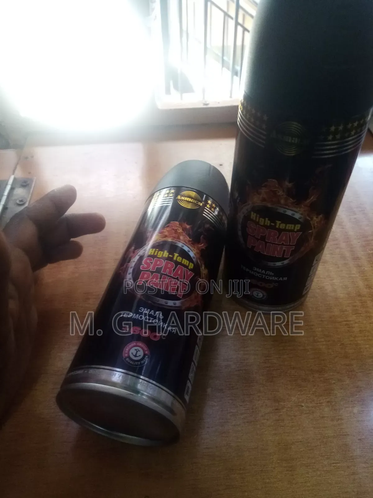 High Temperature Spraypaint Black