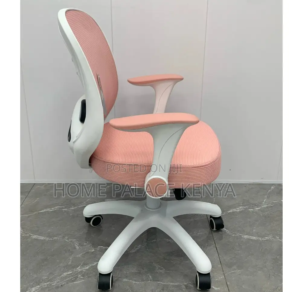Study Chair: Adjustable Gas Lift Chair With Flip Top Armrests