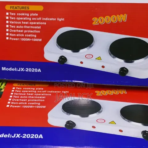 2000W Double Hot Plate Cooker - Mt