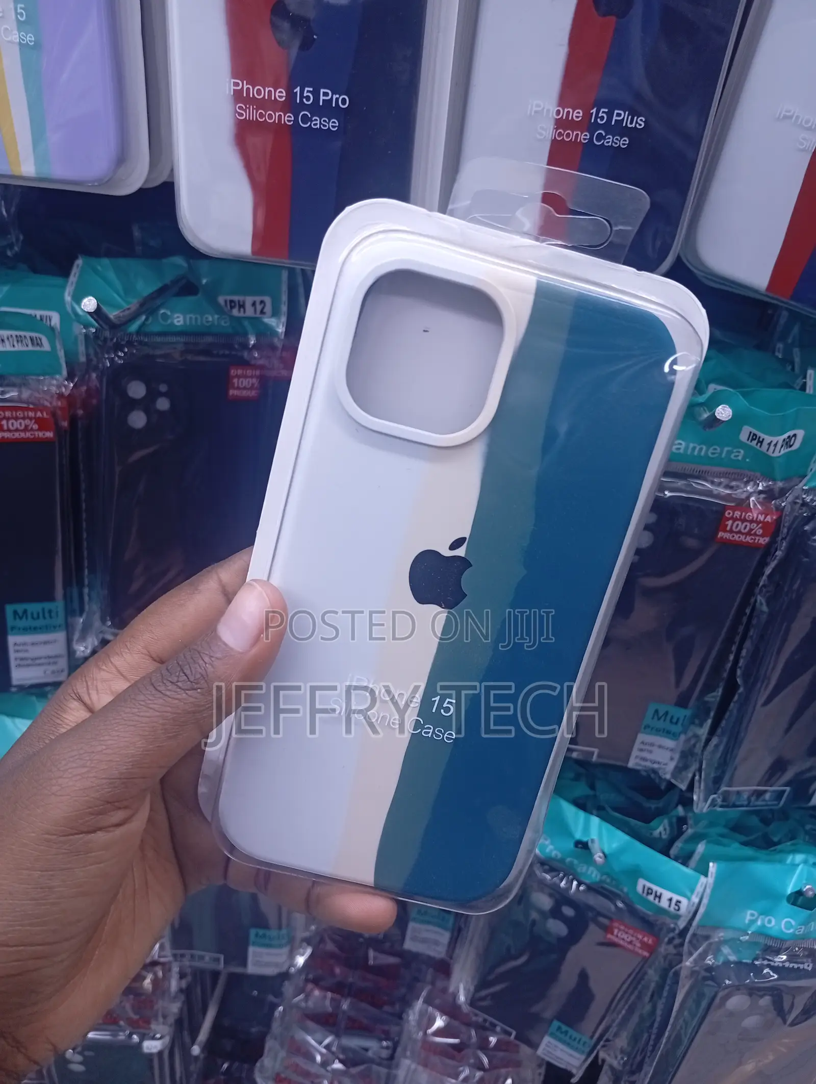 Two-Tone iPhone 15 Silicone Case
