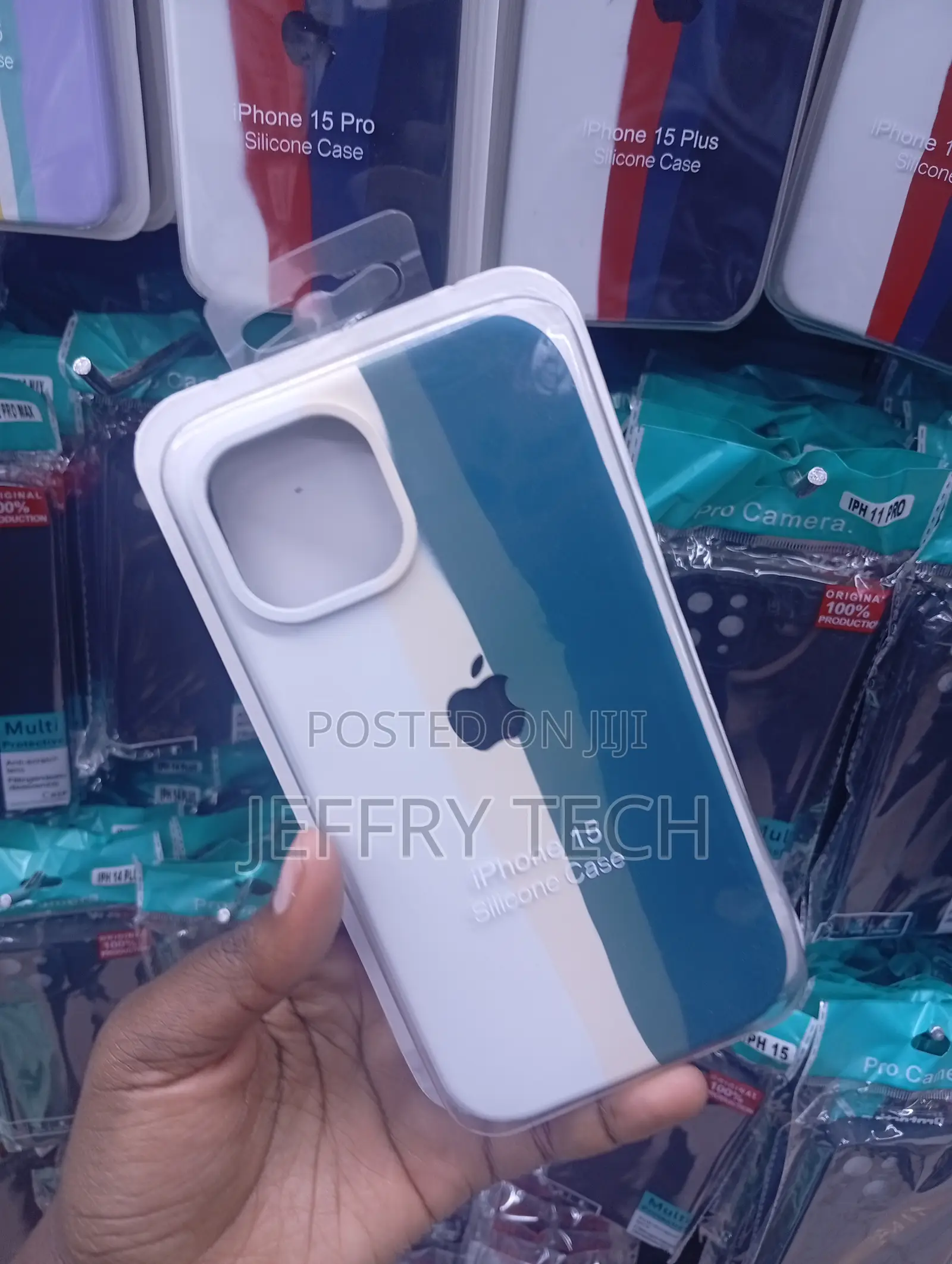 Two-Tone iPhone 15 Silicone Case