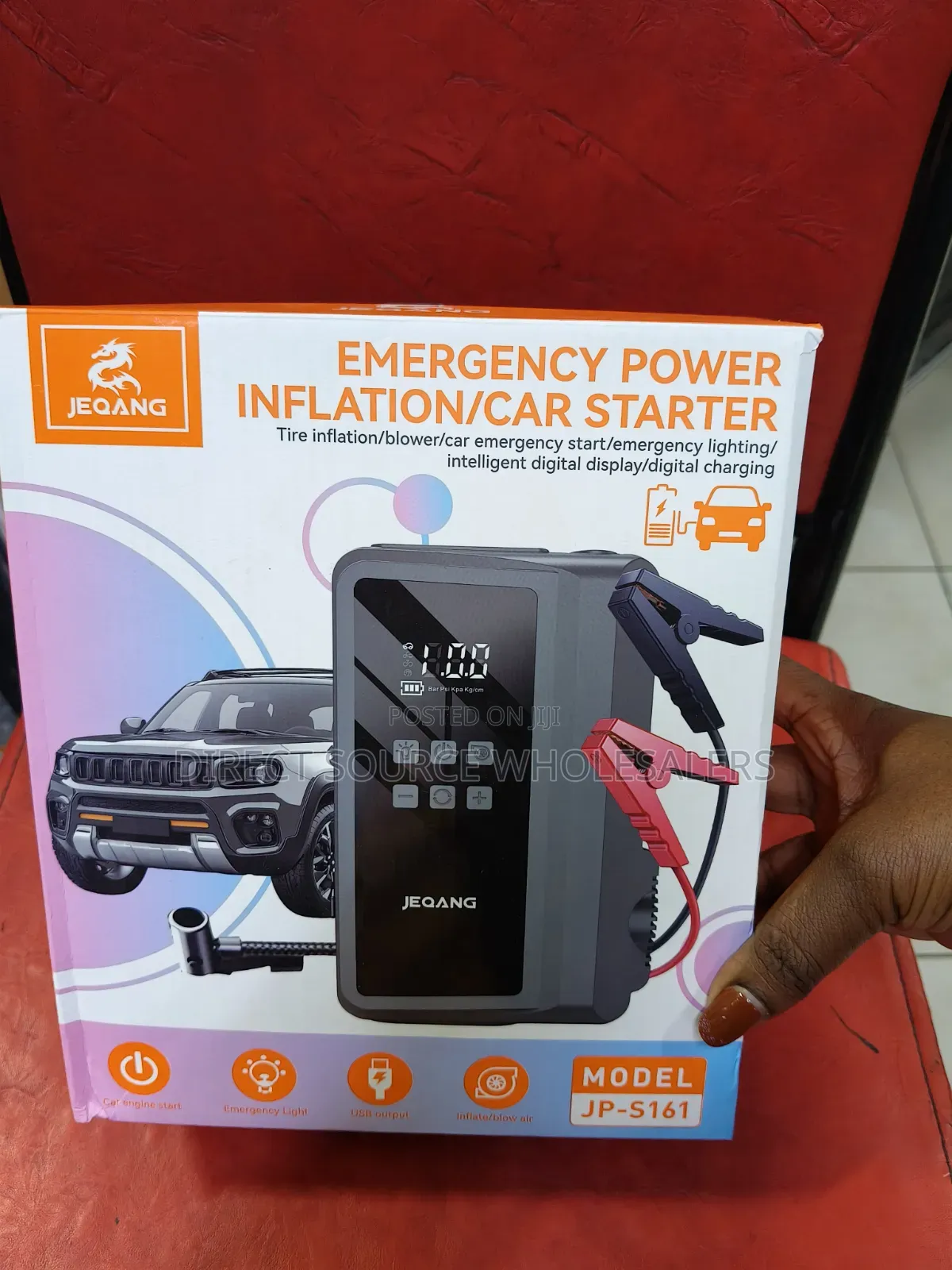 Portable JP5161 Car Jump Starter for Petrol Diesel Cars