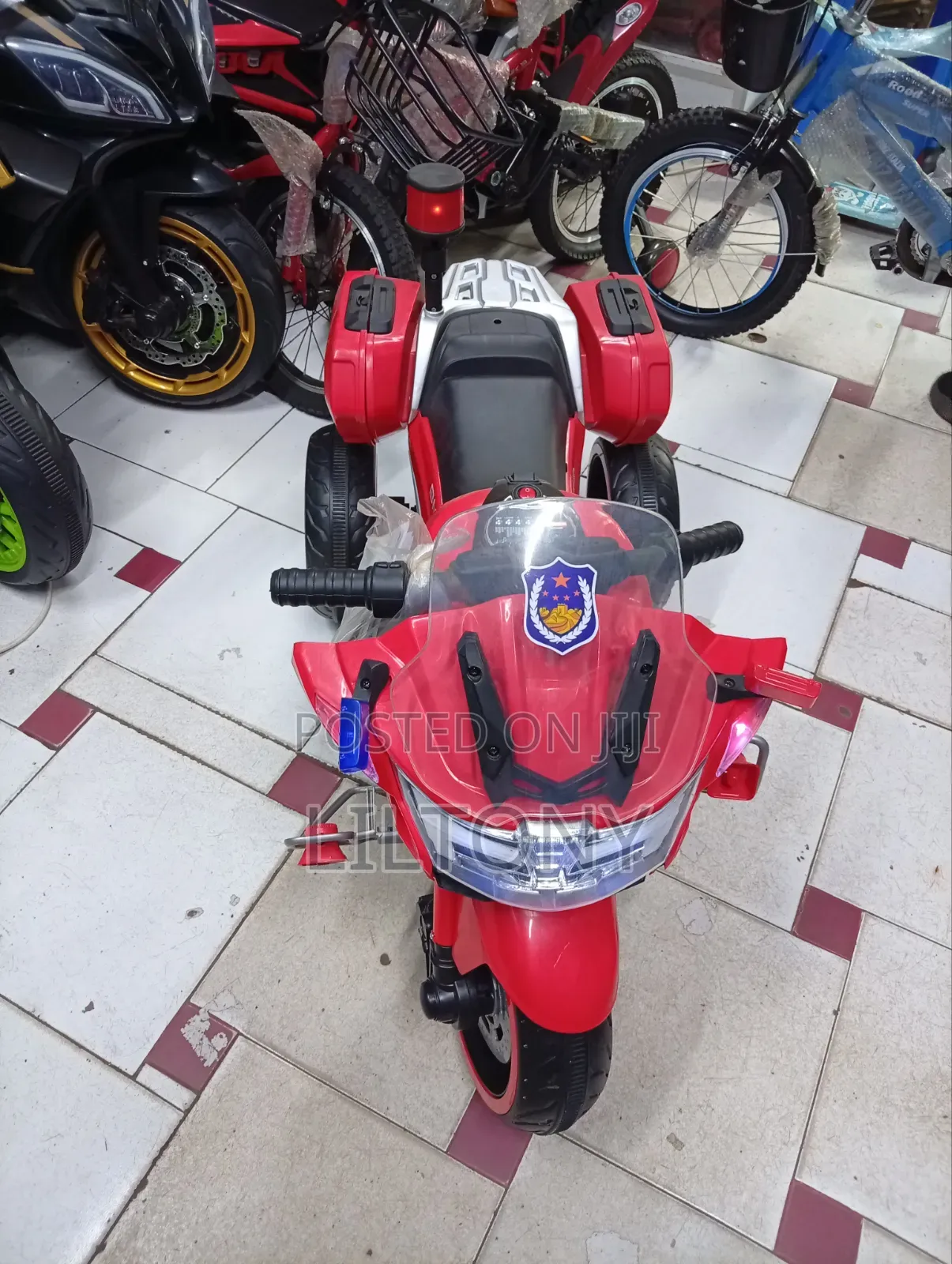 Kids Electric Police Motorbike