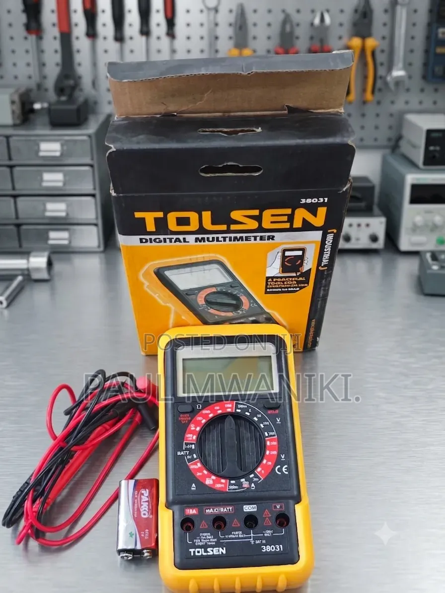 Tolsen Digital Multimeter 38031 – Professional Electrical Tester