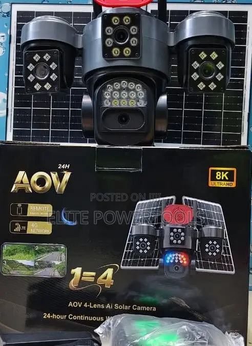 Ai Solar CCTV Camera 4g