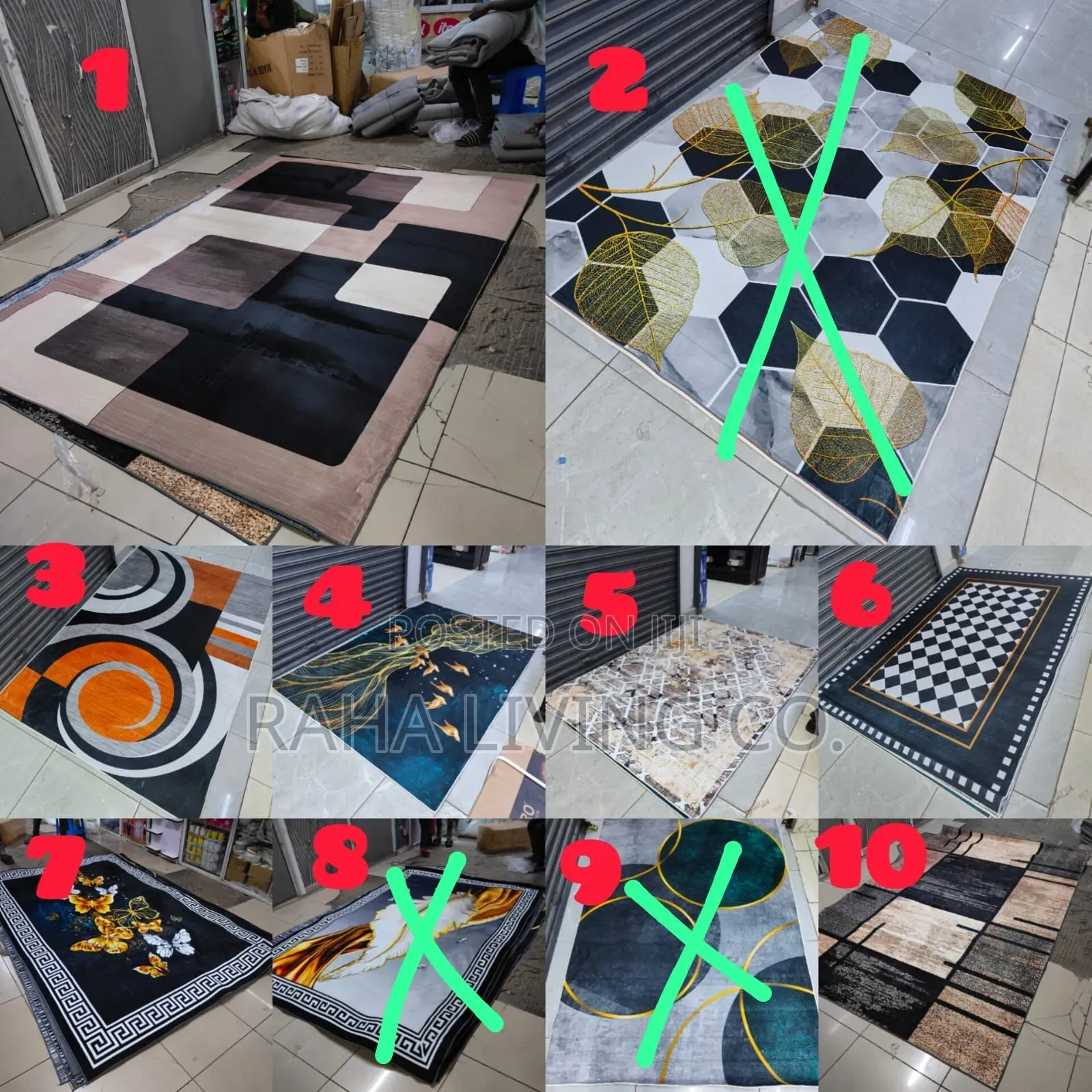 5×8 HD Printed Carpet | Modern Living Room Rug