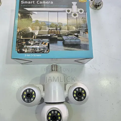 E37 3 Lens Wifi Camera Bulb - Eg