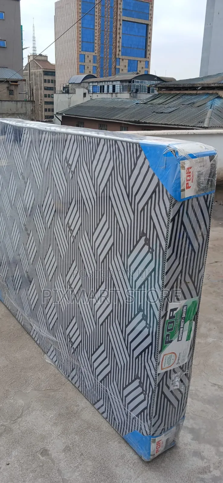 Jumbo Poa Superfoam Bed Mattress 4 1⁄2x6 Plain Top