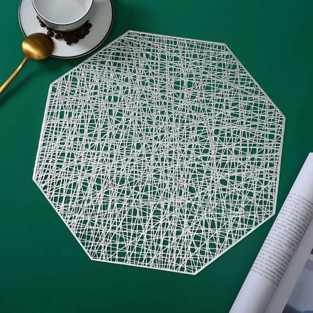 6pcs PVC Non-Woven Table Mats-Elk