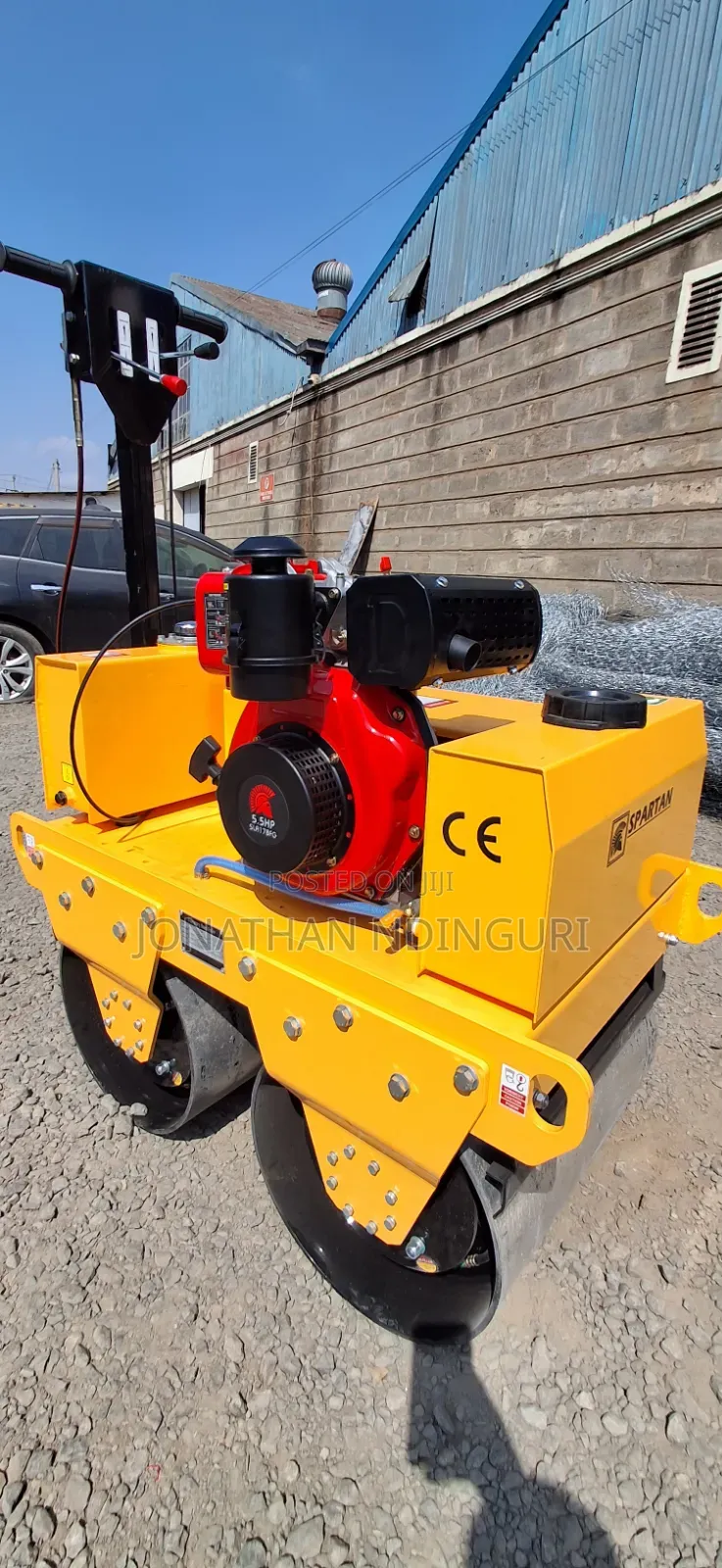 Professional Double Drum Roller for Construction
