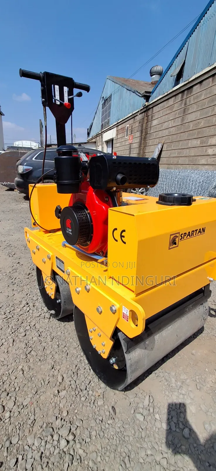 Professional Double Drum Roller for Construction