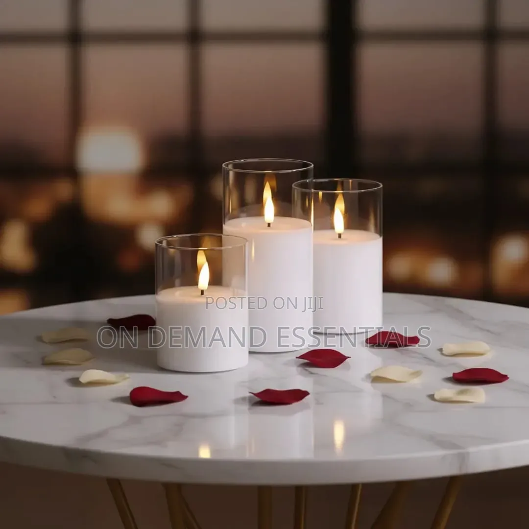 *Flameless Candles 3D Wick Electric LED Candle Battery Operated
