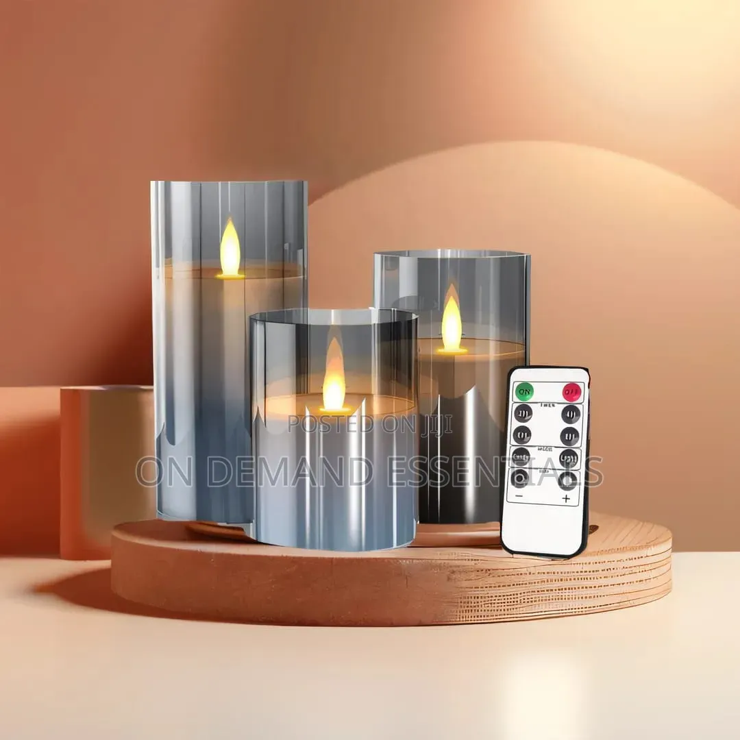 *Flameless Candles 3D Wick Electric LED Candle Battery Operated