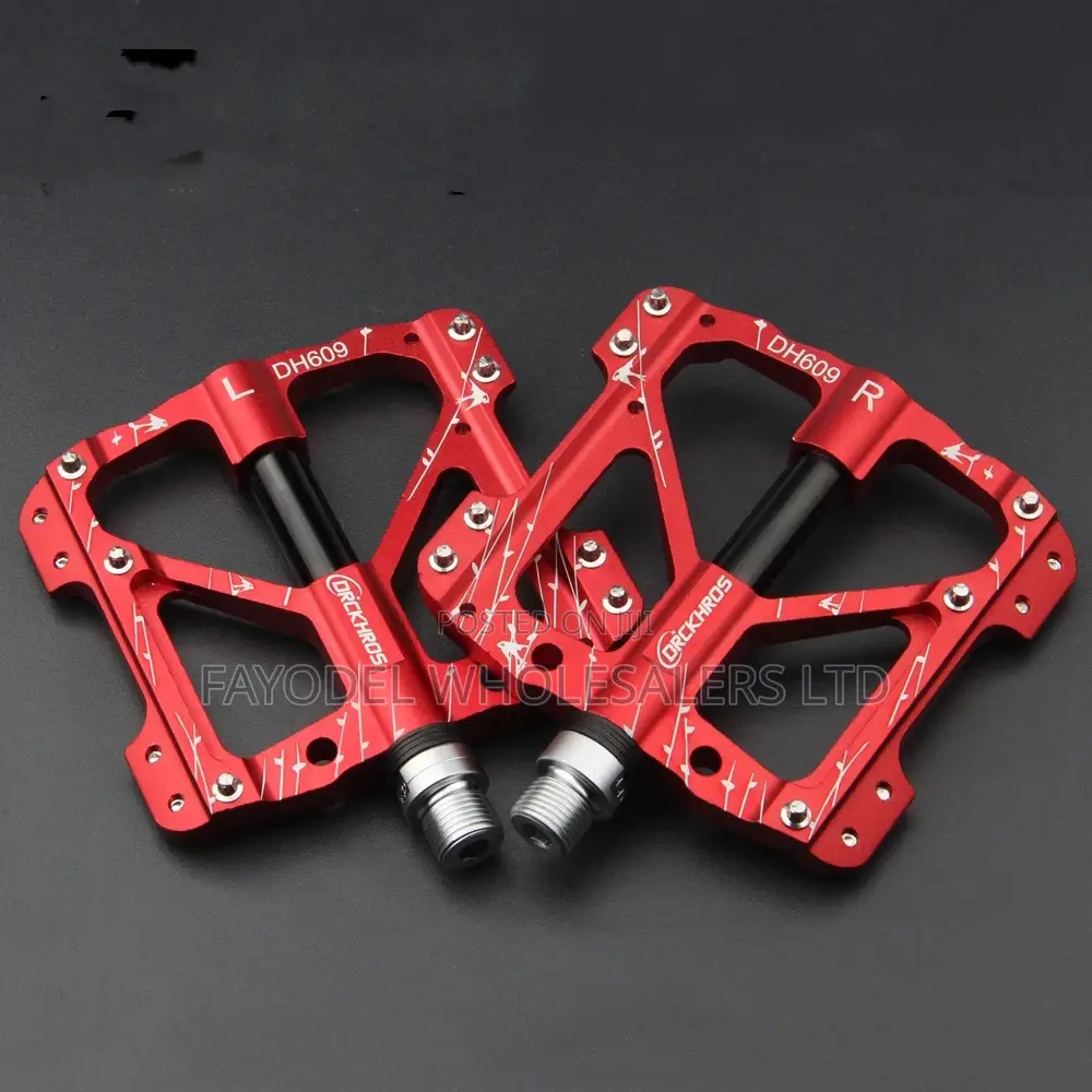 ROCKBROS CNC Aluminum Flat Bike Pedals – Anti-Slip MTB Pedals