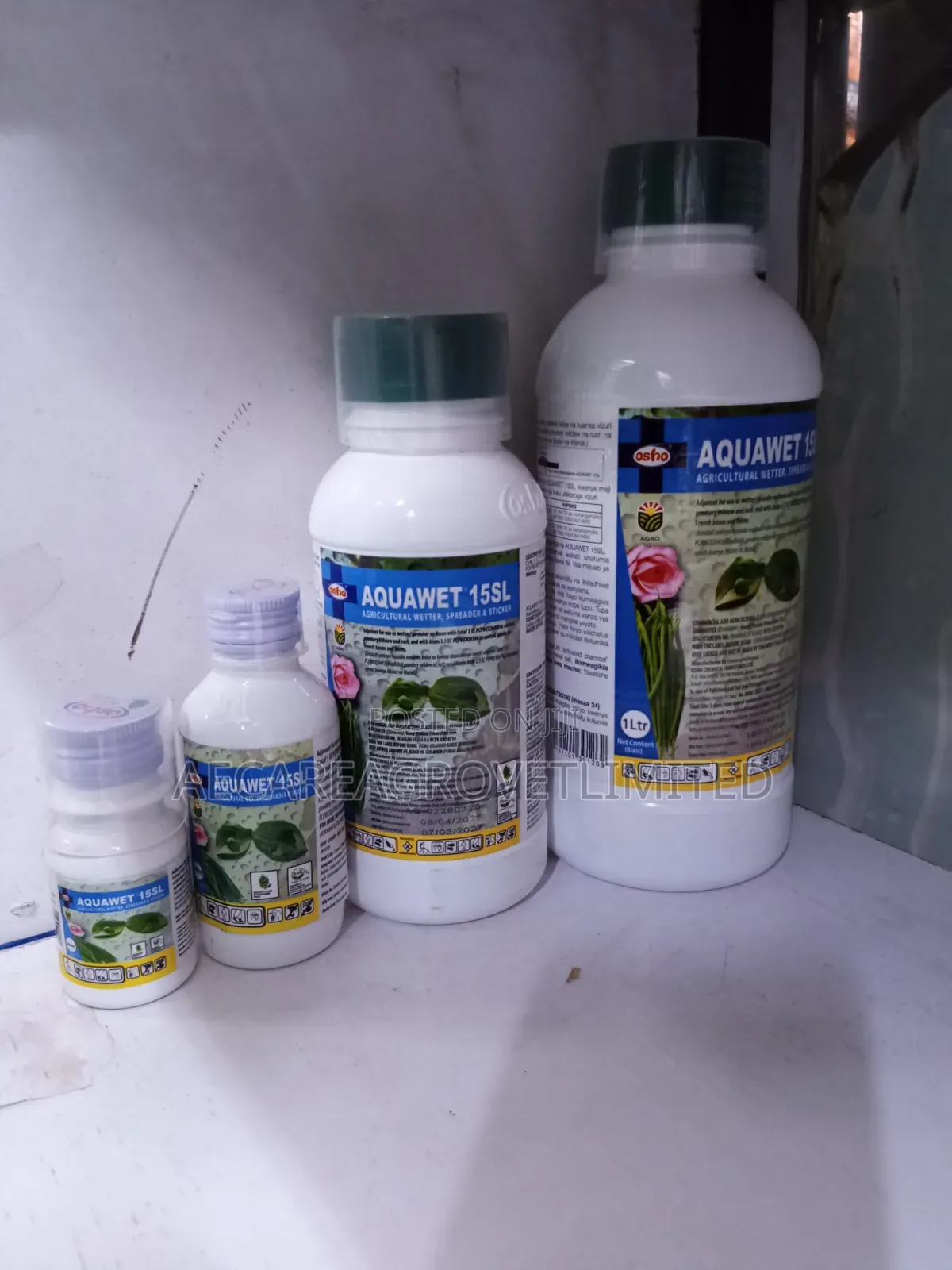 Aquawet 15sl Wetter, Spreader Sticker 30ml, 100ml, 500ml, 1litre