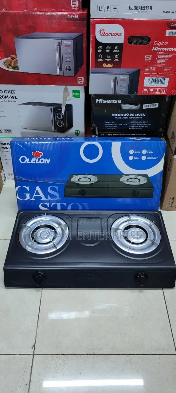 Olelon 2 Burner Stainless Top Cooker