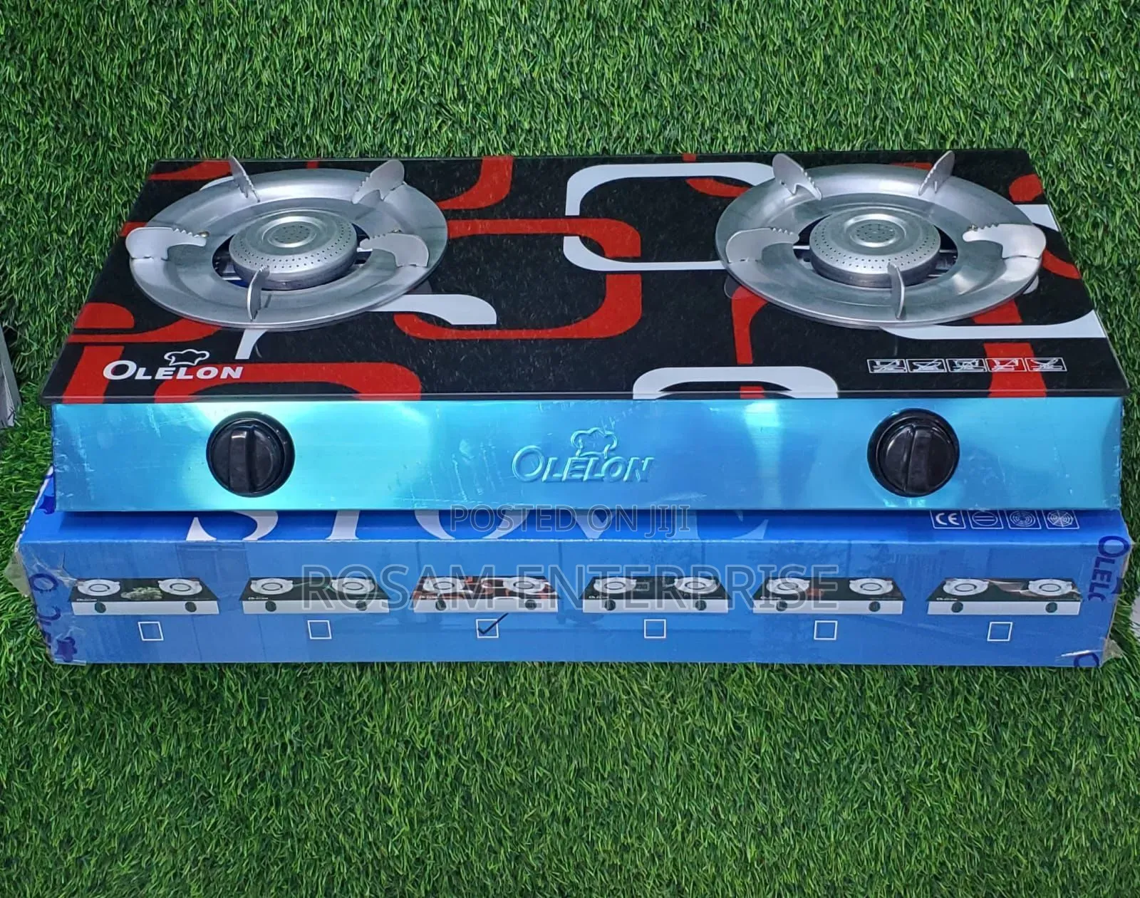 Olelon 2 Burner Glass Top Cooker