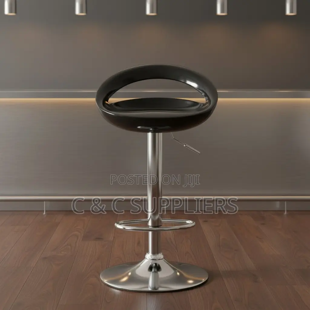 Rolling Modern Kitchen Barstool