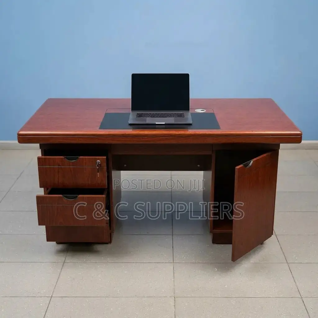 Mahogany Advanced Home Office Desk-1.2m