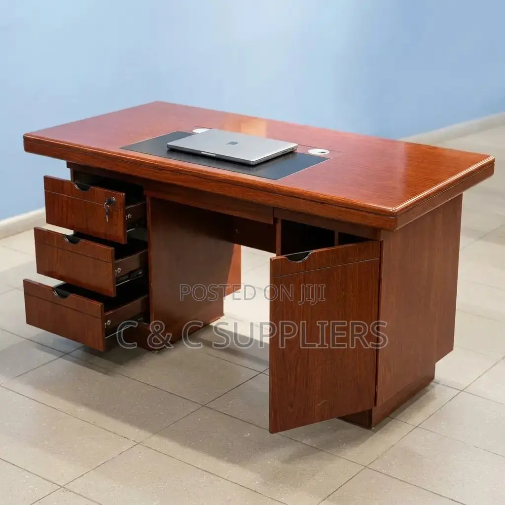 Mahogany Advanced Home Office Desk-1.2m
