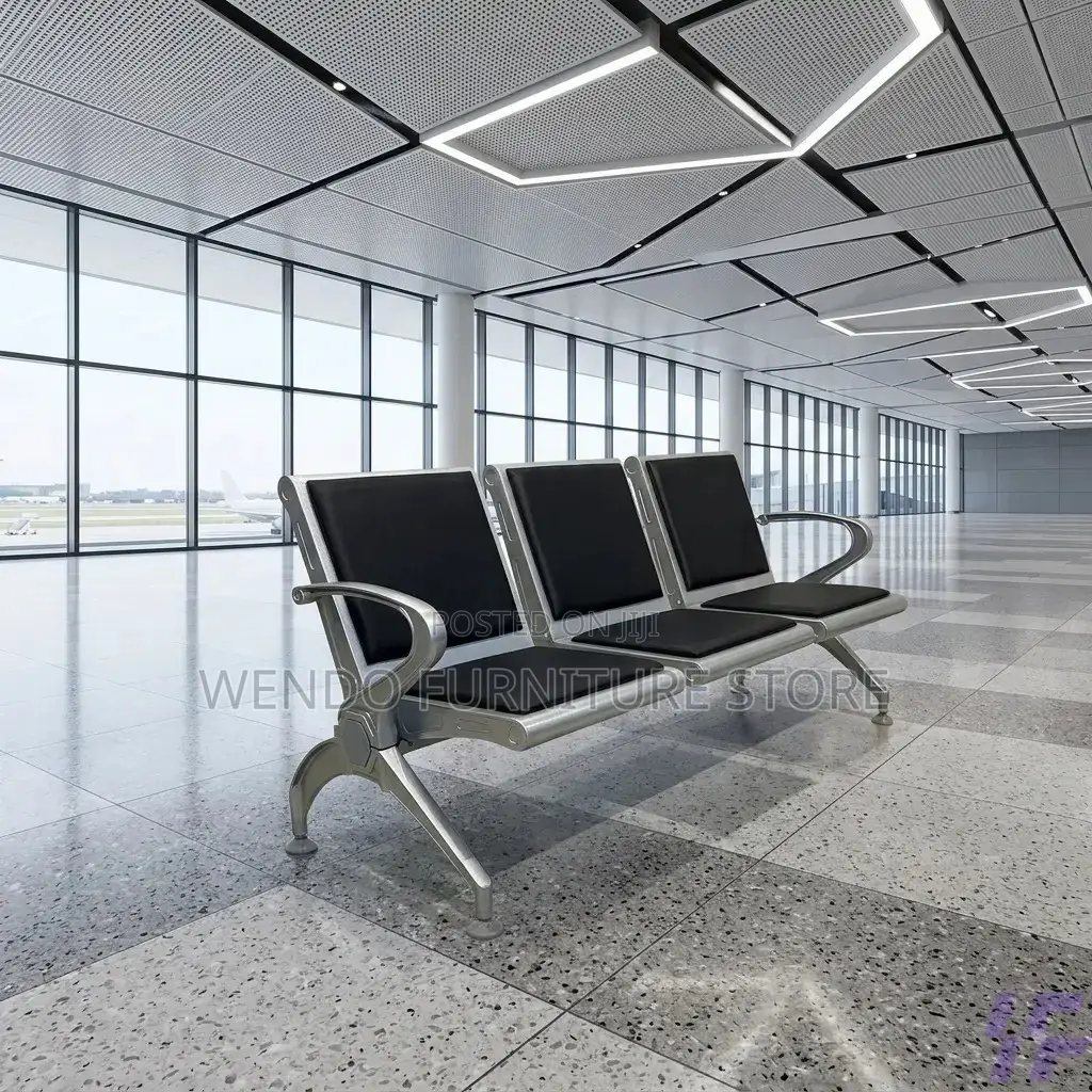 Office Benches; High Ends 3 Link Padded Office Waiting