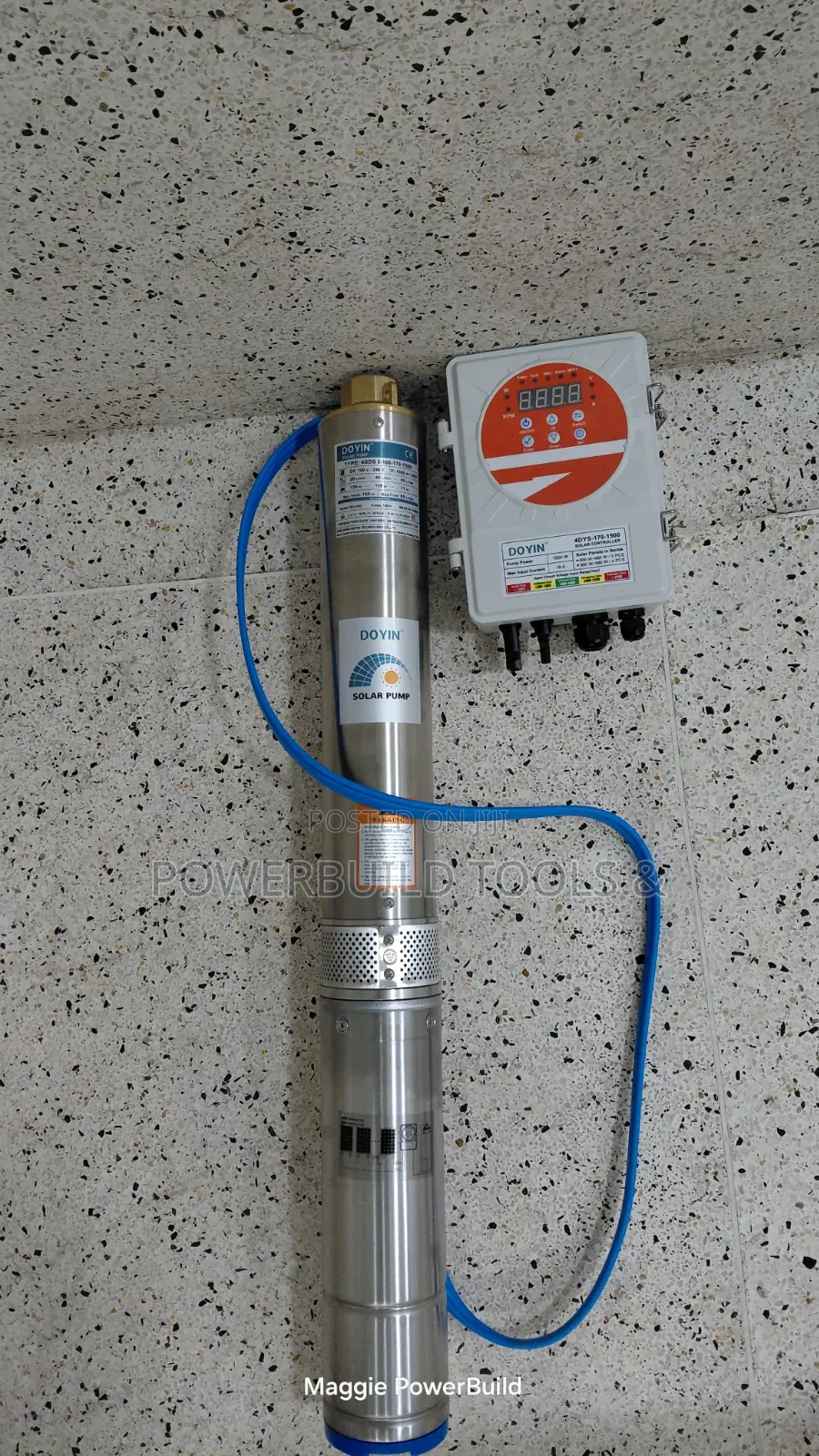 Doyin DC 2hp/1500w 168M Head Solar Submersible Pump