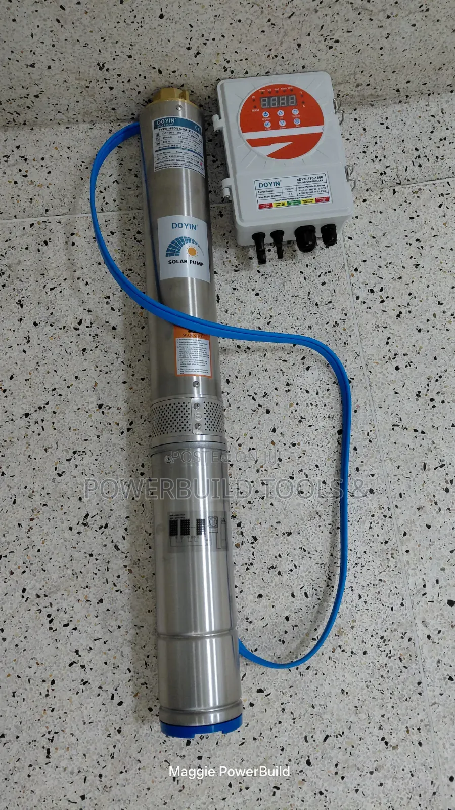 Doyin DC 2hp/1500w 168M Head Solar Submersible Pump