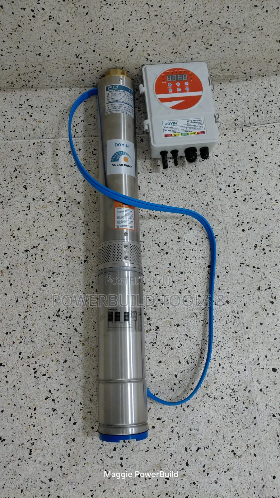 Doyin DC 2hp/1500w 168M Head Solar Submersible Pump