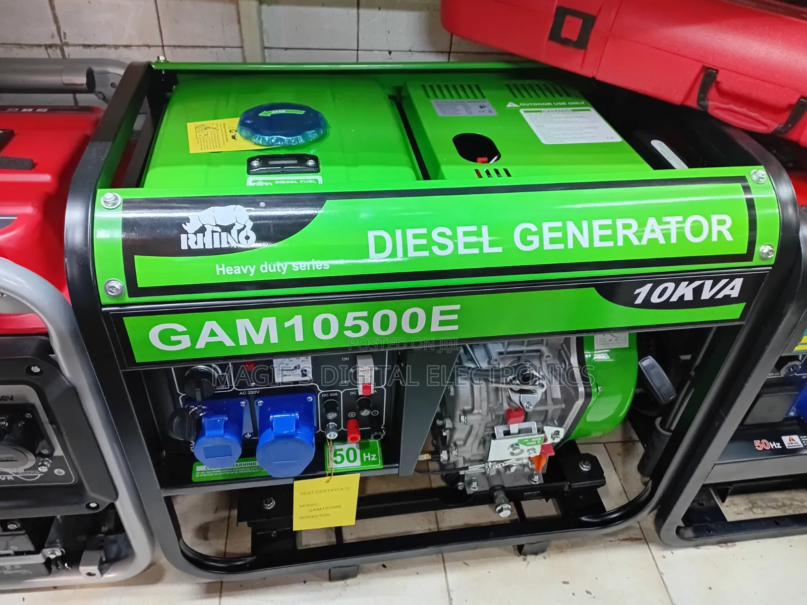 Well Performing 10kva Rhino Diesel Air Cooled Generator