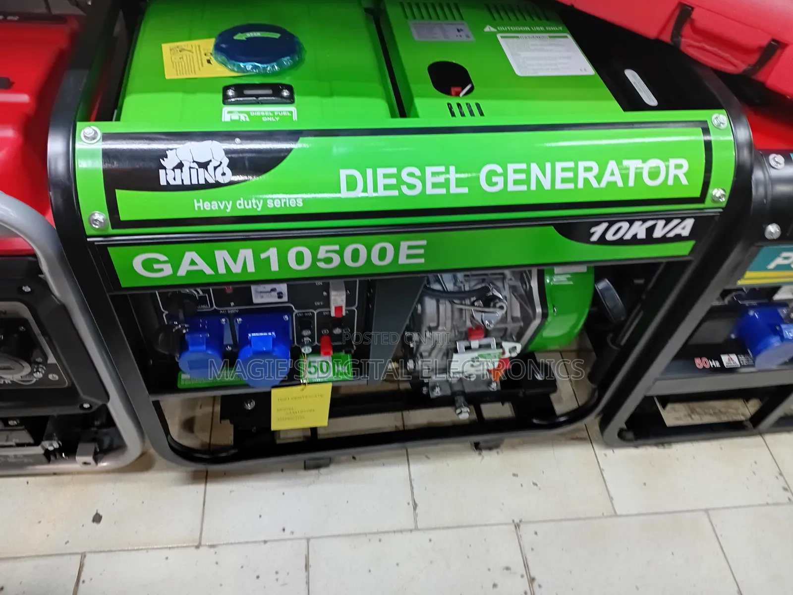 Well Performing 10kva Rhino Diesel Air Cooled Generator