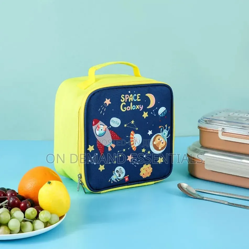 3pcs Girls and Boys Unicorn Lunbag With Kettle Lunch Box