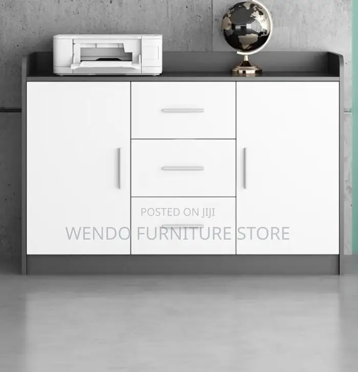 Office Credenza : Modern Architectural Sophistication Cabinet