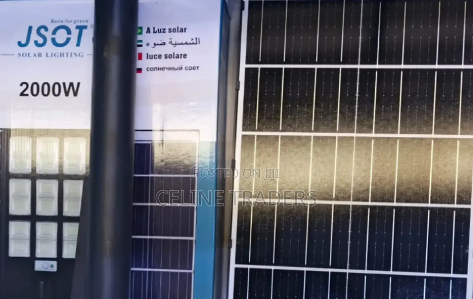 Jsot 2000w Durable Solar Streetlight With Motion Sensor