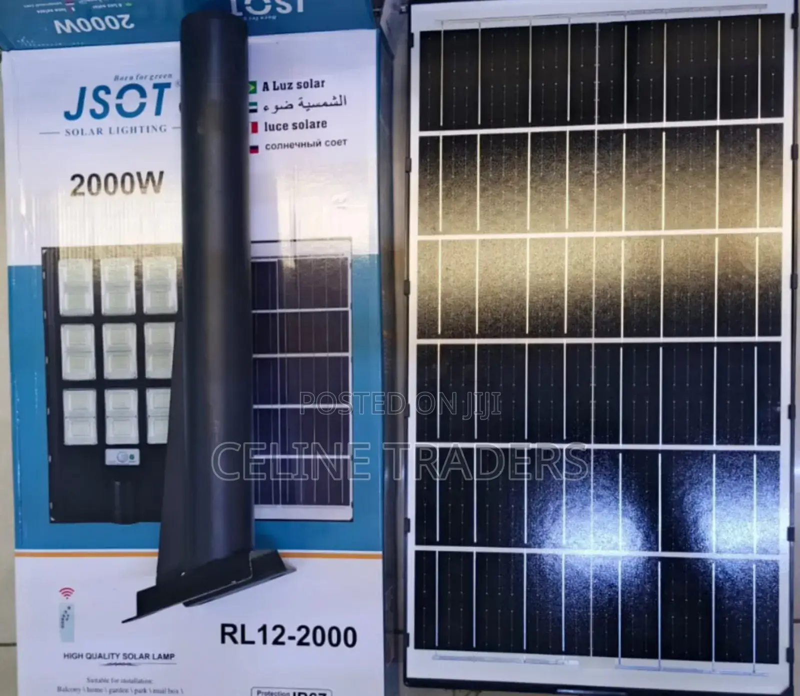Jsot 2000w Durable Solar Streetlight With Motion Sensor