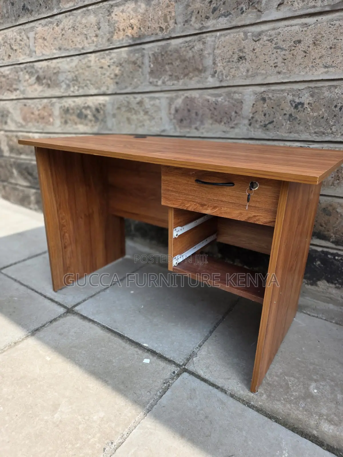 Clerical 3-Drawer Home Computer Desk