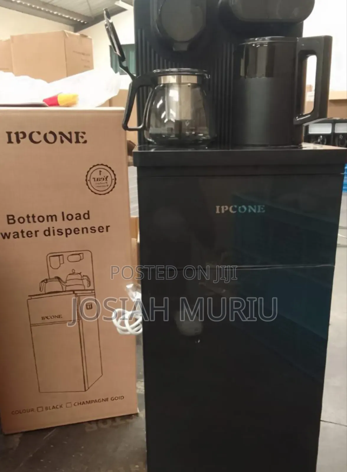Ipcone A1c Black Bottom Load Water Dispenser