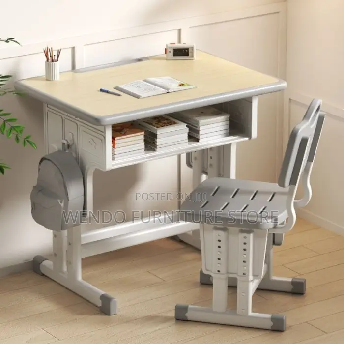 Kids Set : Height-Adjustable Children's Desk and Chair Combo Set.