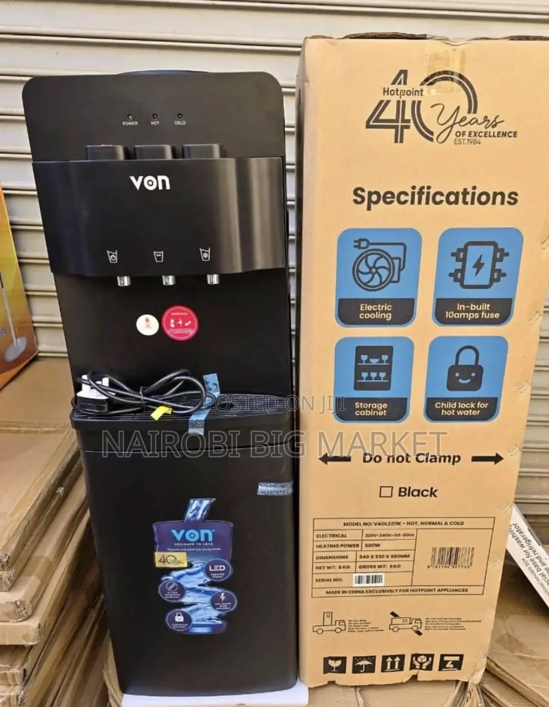 Hot Normal and Cold 3 Taps Dispenser