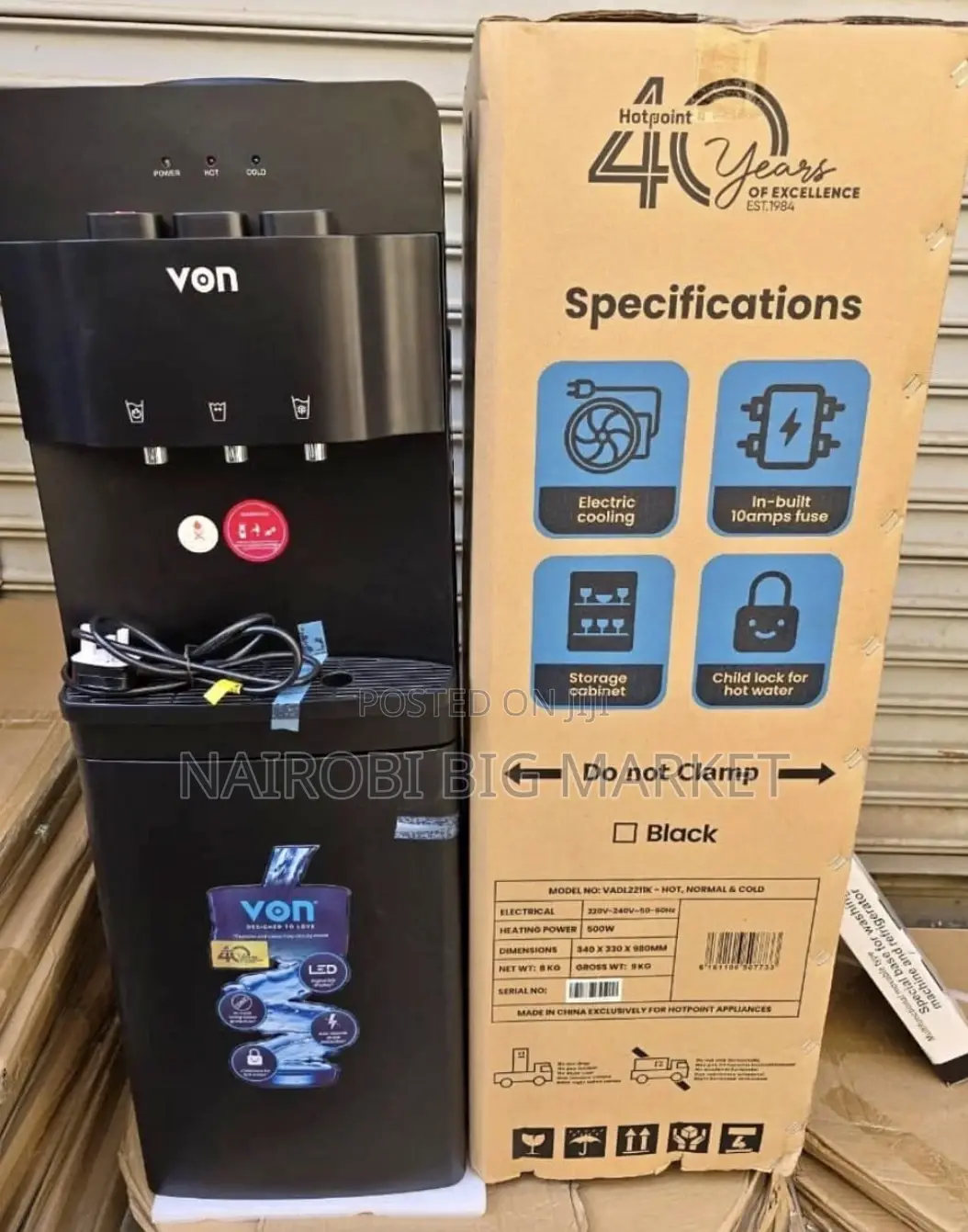 Hot Normal and Cold 3 Taps Dispenser