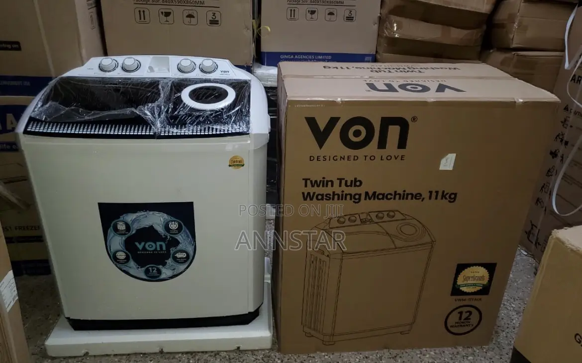 Von Twin Tub Washing Machine